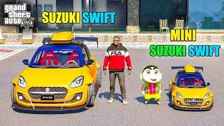 Franklin Suzuki Swift VS Shinchan Suzuki Swift in GTA 5 || JNK GAMER