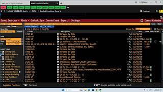 EVTS Bloomberg  - How to Find Earnings' Dates for a Portfolio of Stocks