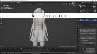 Hair Animation in Blender - Tutorial