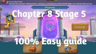 Lords mobile Vergeway chapter 8 Stage 5 easiest guide