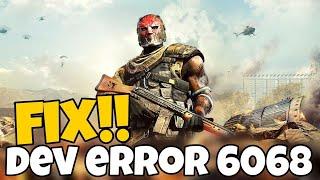 How to fix call of duty warzone dev error 6068 (directx encountered an unrecoverable error)