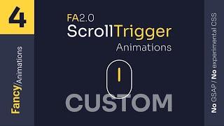 Custom ScrollTrigger Animations - Bricks Builder - FA2 0