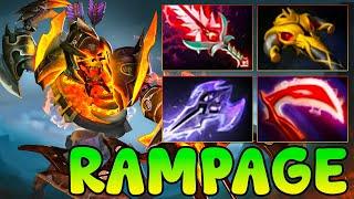 Rampage + 26 Kills Clinkz Dota 2 Mid Lane New Meta 7.37 Carry Pro Gameplay Skills Item Build Support