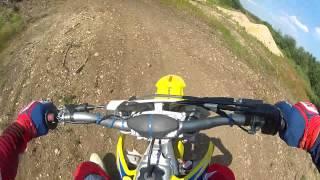Motocross-Strecke in Kenez (HU) mit Helmkamera gefilmt