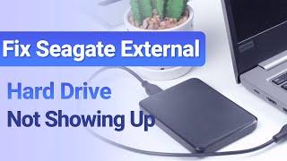 【Fixed】Seagate External Hard Drive Not Showing Up | Works on Windows 11