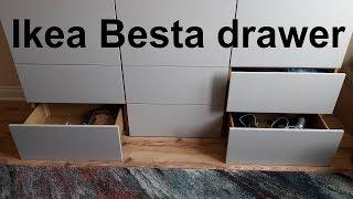 Ikea Besta drawer assembly & installation