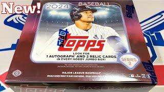 NEW RELEASE!  2024 TOPPS SERIES 2 JUMBO BOX OPENING!