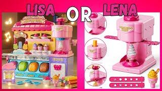 Lisa or Lena- choose Toys #lisa #lena #lisaorlena #lisaandlena #viral #trendingvideo