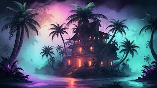 Spooky Tropical Music – Haunted Palm Tree Mansion | Dark, Caribbean
