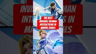 Invisible Woman Interactions In Marvel Rivals (Iron Man, Namor, Mister Fantastic)