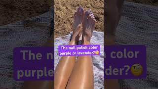 Is the nail polish color Purple, Lavender? #funny #comedy #hahah #comedymovies #hahaha #viral