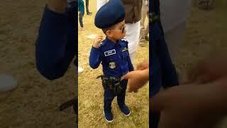 wow baby police uniform video #youtubeshorts#shorts