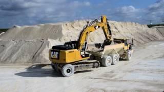 Transporting CAT336E with Sleipner E50 transport system