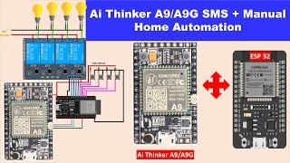 A9 SMS Manual ESP32 Home Automation | ai thinker a9g at commands | ai thinker a9/A9G | GSM GPS A9