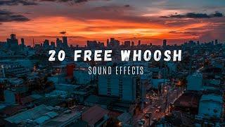 20 Free Cinematic WHOOSH Transition Sound Effects PACK  //  No Copyright  //  Free to Download