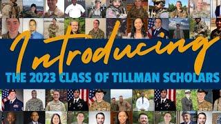 The 2023 Class of Tillman Scholars