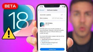 iOS 18 beta PÚBLICA, cómo instalar y esto es IMPORTANTE ️