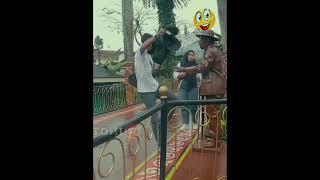 Prank-Patung Part 6... Funny reaction statue prank #shorts