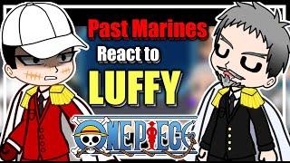  Past Marines react to Luffy | Gacha Club | One piece react 