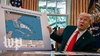 Trump appears to show Sharpie-altered hurricane map