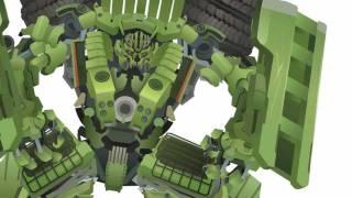 Constructicon LONGHAUL Transform - Short Flash Transformers Series