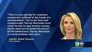 Jennifer Siebel Newsom reacts to Harvey Weinstein conviction overturned