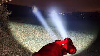 Acebeam L18 und K30-GT Beamshotvergleich