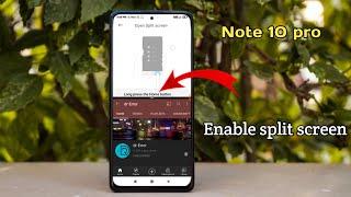 enable split screen active split screen in redmi note 10 pro me screen kaise on kren