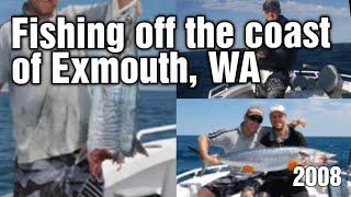 Fishing in Exmouth, WA ** Catching giant Spanish Mackeral**