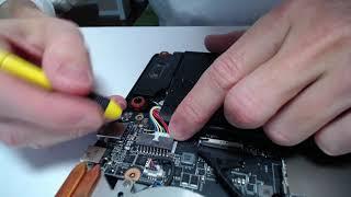 MSI gf66 MS-16r3 MSI-NL 5706 5692 disassembly laptop charge port power jack repair fix taking apart