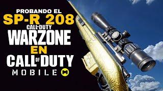 PROBANDO CLASES DE WARZONE EN COD MOBILE EDICIÓN: SPR 208