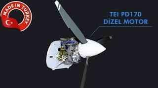 TEI-PD170 Turbodizel İHA Motoru