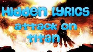 The Hidden Lyrics - Attack On Titan Opening 1 (Guren no Yumiya)