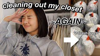 CLEANING OUT MY CLOSET ~again~ | Nicole Laeno
