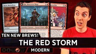 Ten New Brews! -  The Red Storm  -  - (Modern Horizons 3 Modern)