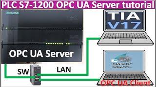 PLC S7-1200 how to implement OPC UA Server  with WinCC Explorer V7.5