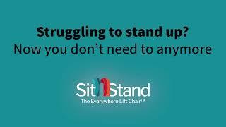 Struggling to stand up? Now you don't need to anymore - SitnStand the Everywhere Lift Chair