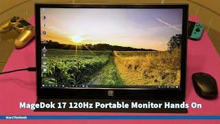 MageDok 17 120Hz Portable Monitor Hands On