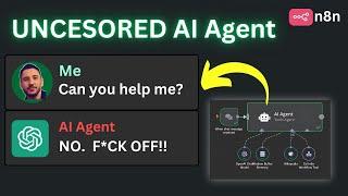 Build a 100% UNCENSORED AI Agent with n8n (NO CODE!!)