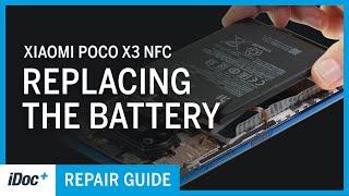 Xiaomi POCO X3 NFC – Battery replacement [including reassembly]