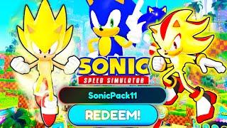 (2025) ALL *NEW* SECRET OP CODES In Roblox Sonic Speed Simulator!