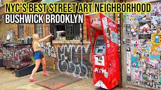 ⁴ᴷ Walking Bushwick, Brooklyn - New York City’s Best Street Art Neighborhood!