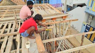 Roof Formwork Techniques_Cantilever Slab Centring Construction with Beam|RoofSlab Formwork