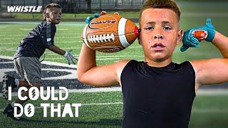 9-Year-Old BEAST Baby Gronk DOMINATES NFL Drills! 