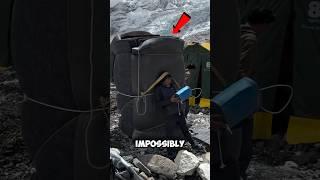 Climbing Everest With Giant Backpack