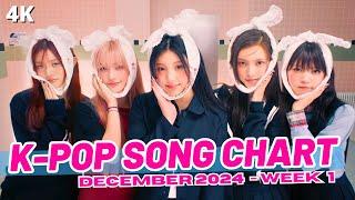 (TOP 100) K-POP SONG CHART | DECEMBER 2024 (WEEK 1)