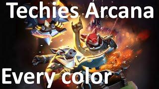 The Most Rare Techies Arcana Ever - Every Color Gem Preview