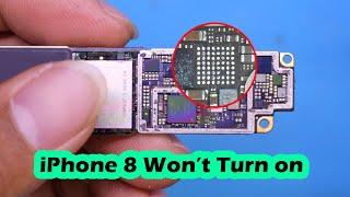 iPhone 8 Won't Turn On -No Power (issue ic Charging )#fixiphone #repairiphone #iphonerepair