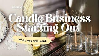 What you need to start a candle business - UK Candle Maker WILDRACE