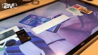 NEC Showcase: eyefactive Shows How Its Touch-Screen Software Works on NEC Table-Mounted Display